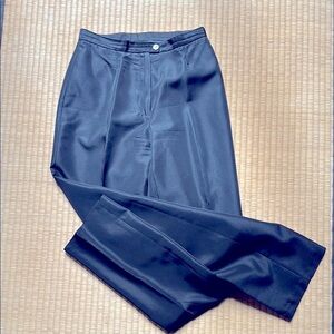 Dressy Acetate Black Pants